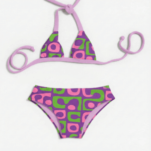 Biquini infantil Frente Estampada