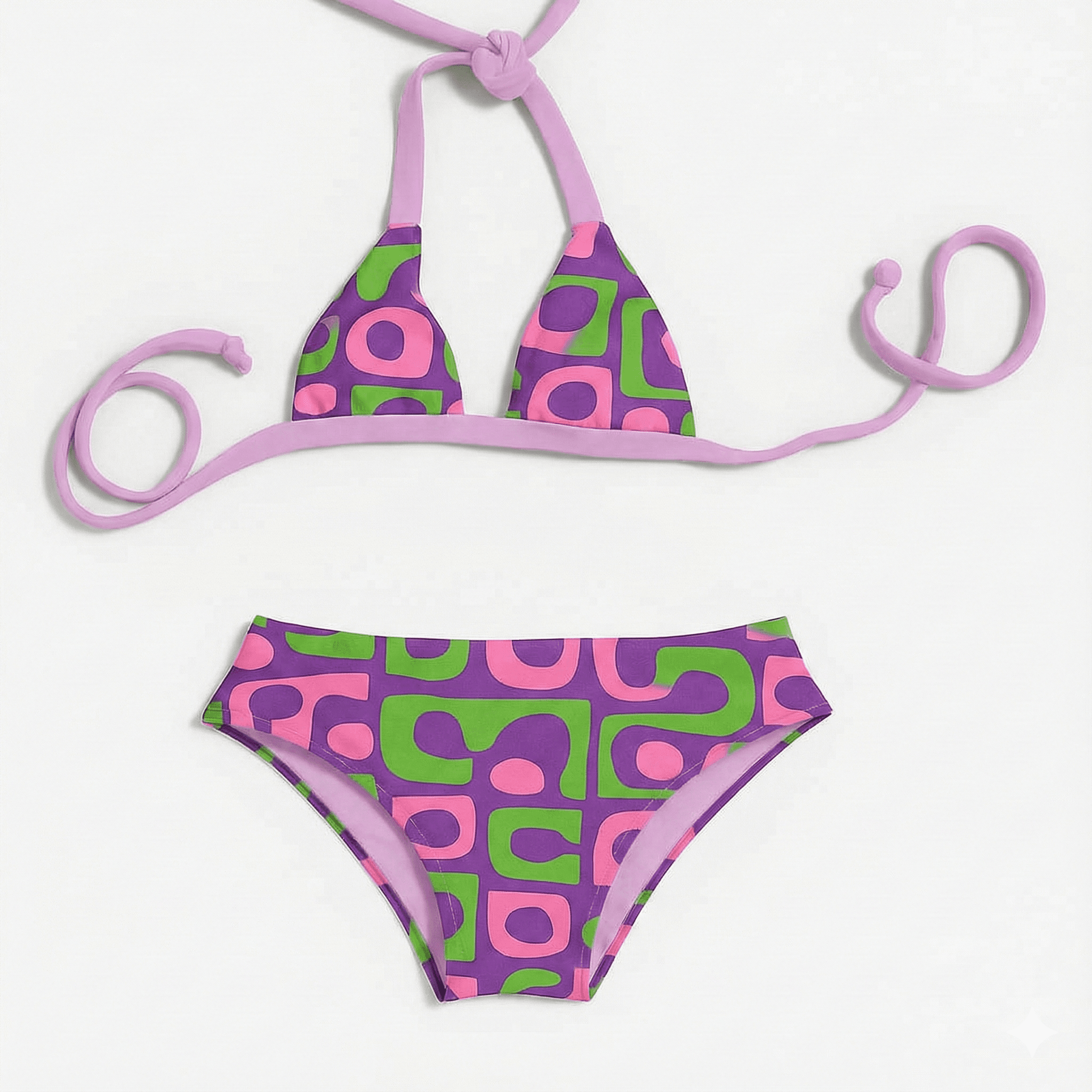 Biquini infantil Frente Estampada