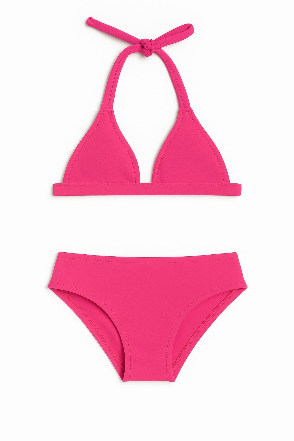 Biquíni Infantil Cortininha Liso Ajustável – Várias Cores - Imagem 3